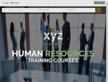 Tablet Screenshot of hr-training.xyz.co.uk