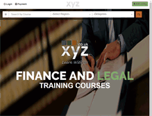 Tablet Screenshot of financial-and-legal-training.xyz.co.uk