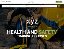 Tablet Screenshot of health-and-safety-training.xyz.co.uk